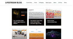 Desktop Screenshot of lifestreamblog.com